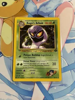 Koga's Arbok- 25/132 - Pokemon Gym Challenge Unlimited Rare Card WOTC LP - Image 1