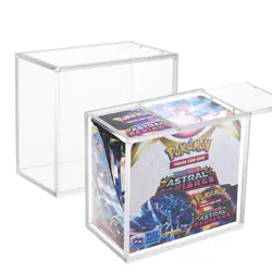 Pokemon Magnetic Booster Box Acrylic Case! Pokemon Card Protective Display! - Image 2