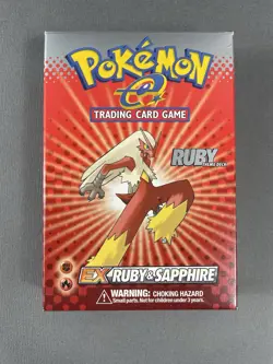 Pokemon EX Ruby & Sapphire Theme Deck - Box Rare Card And Manual - Image 4