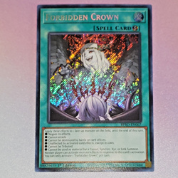 Yu-Gi-Oh Forbidden Crown BPRO-EN067 Secret Rare 1st Edition NM - Image 1