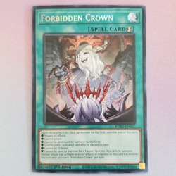 Yu-Gi-Oh Forbidden Crown BPRO-EN067 Secret Rare 1st Edition NM - Image 2