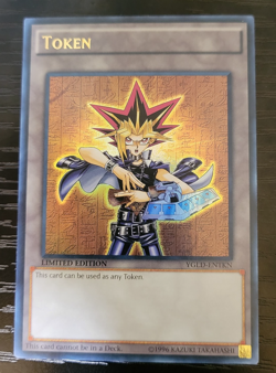 Yu-Gi-Oh Token Limited Edition Ultra Rare YGLD-ENTKN Nm - Image 1
