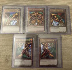 Yugioh Complete TN23 MP24 Exodia the Forbidden One set - Quarter **HOT** NM - Image 1