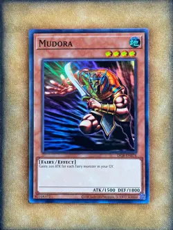 Yugioh Mudora DCR-EN076 Super Rare 25th Anniversary NM - Image 1