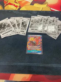 One Piece Card Game OP13-119 Portgas.D.Ace Treasure Cup Winner Alt-Art Sealed - Image 1