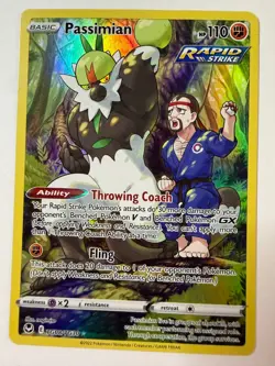 Passimian TG08 SWSH12: Silver Tempest Trainer Gallery Ultra Rare Pokemon Card - Image 1