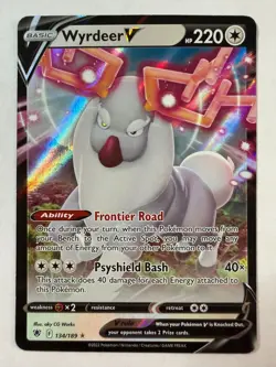 Wyrdeer V 134/189 Ultra Rare Holo SWSH10: Astral Radiance Pokemon Card - Image 1