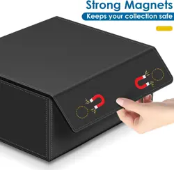 Card Deck Storage Box 1800+ Card Deck Holder Box Trading Card Storage Box Magnet - Image 5