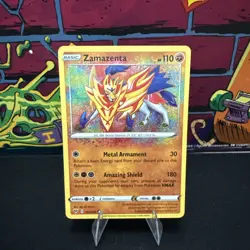 Pokemon Card Zamazenta 102/185 Amazing Rare Vivid Voltage - Near Mint - Image 1