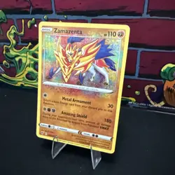 Pokemon Card Zamazenta 102/185 Amazing Rare Vivid Voltage - Near Mint - Image 3