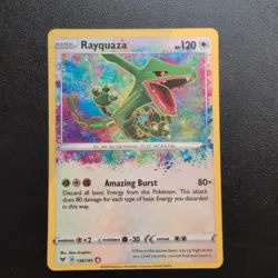 Pokemon Rayquaza 138/185 Amazing Rare Holo Swsh04: Vivid Voltage Card - Image 1