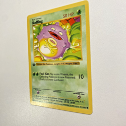 Koffing 51/102 - 1st Edition Shadowless Base Set Pokemon Card NM - Near Mint - Image 3