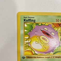 Koffing 51/102 - 1st Edition Shadowless Base Set Pokemon Card NM - Near Mint - Image 4