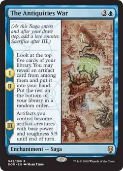 Magic: The Gathering The Antiquities War 042/269 Dominaria Rare Saga Card - Image 1