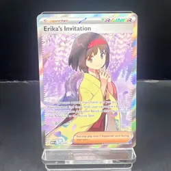 Pokemon Card Erika's Invitation 196/165 Ultra Rare Scarlet & Violet 151 NM - Image 1
