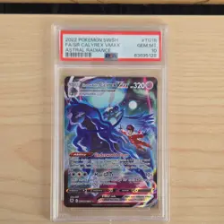 Pokemon Shadow Rider Calyrex VMAX TG18 Astral Radiance Holo PSA 10 - Image 1