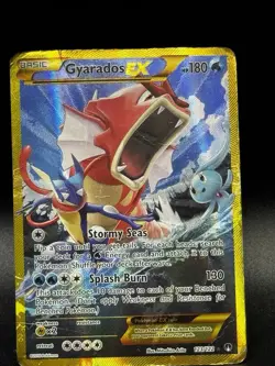 Pokemon TCG Gyarados EX 123/122 XY Breakpoint 2016 Secret Holo Rare Damaged - Image 1