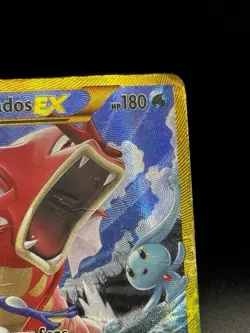 Pokemon TCG Gyarados EX 123/122 XY Breakpoint 2016 Secret Holo Rare Damaged - Image 5