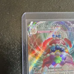 Pokemon Alcremie VMAX Champions Path Full Art Ultra Rare Holo 310 HP English - Image 3