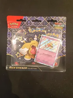 Pokemon - Scarlet & Violet Paldean Fates Tech Sticker Blister - Greavard SEALED - Image 1