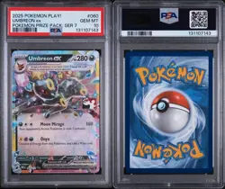 PSA 10 - Pokemon Umbreon EX Play Stamp Prize Series 7 - Image 3