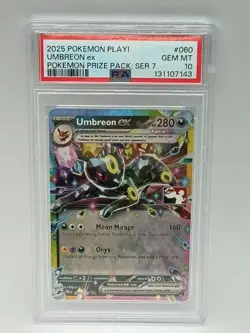 PSA 10 - Pokemon Umbreon EX Play Stamp Prize Series 7 - Image 4