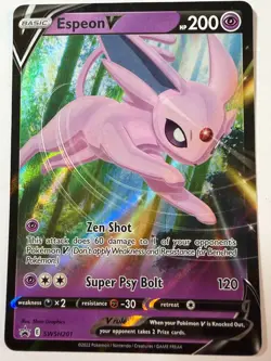 Espeon V - SWSH201 Black Star Promo Pokemon - NM/MINT - Image 1