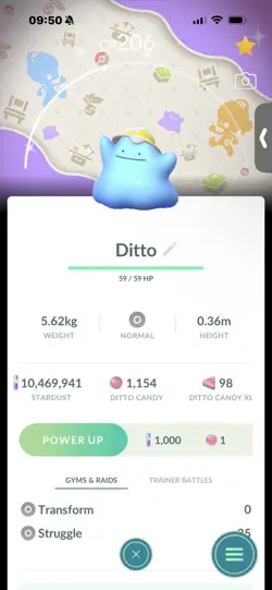 Pokemon Go Shiny Ditto Hat ( Background) - Image 1