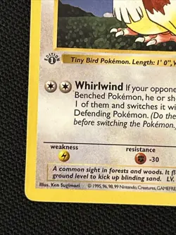 Pokemon Pidgey 57/102 1st Edition Base Set (Shadowless) Never Played *Near Mint* - Image 3