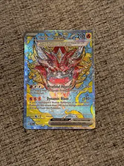 Pokemon Heartflame Mask Ogerpon ex 148/131 Prismatic Evolutions SIR Holo NM - Image 1