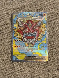 Pokemon Heartflame Mask Ogerpon ex 148/131 Prismatic Evolutions SIR Holo NM - Image 3