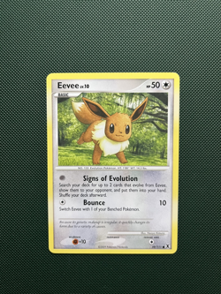 Pokemon TCG Eevee 59/111 Rising Rivals Regular Common LP Condition - Image 1
