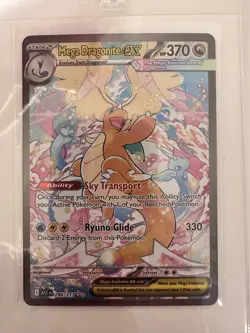 2026 POKEMON ASCENDED HEROES SPECIAL ILLUSTRATION RARE MEGA DRAGONITE EX Mint - Image 1
