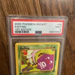 2000 Pokemon Team Rocket 1st Edition Koffing 58/82 PSA 9 Mint - Image 2