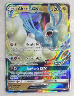 Pokemon Altaria GX Dragon Majesty 41/70 Regular Ultra Rare NM TCG - Image 1