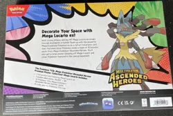 Ascended Heroes Premium Poster Collection Mega Lucario EX In Hand (Minor Damage) - Image 2