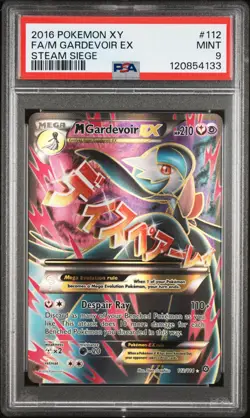 MEGA GARDEVOIR EX #112 - PSA 9 - POKEMON ENGLISH MINT - STEAM SIEGE- 2016 - Image 1