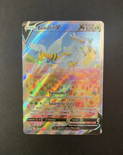 Beedrill V 161/189 Astral Radiance Full Art Pokemon TCG - Image 1
