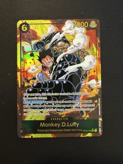 One Piece TCG OP10-118 Monkey.D.Luffy SEC Alternative Art NM - Image 1