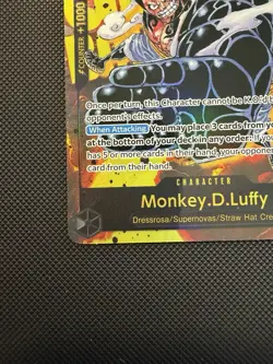 One Piece TCG OP10-118 Monkey.D.Luffy SEC Alternative Art NM - Image 3