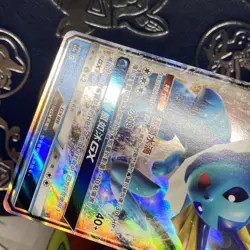 PTCG Pokemon Chinese Sun&Moon Double Crit AS5A Vaporeon-GX RR 059 Holo Mint Card - Image 5