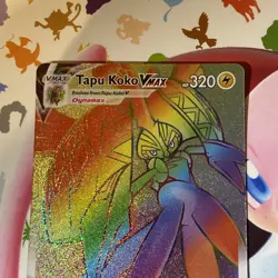 Pokemon TCG Tapu Koko VMAX Battle Styles Secret Rare Card 166/163 - Image 3