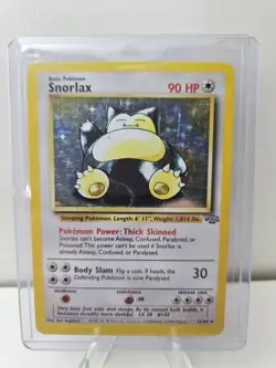 Snorlax 11/64 Jungle Holo Rare Card Moderately Played - Image 1