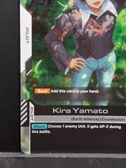 Kira Yamato ST04-010 Foil Alt Art Promo Gundam Card Game Launch Event Promo - Image 4