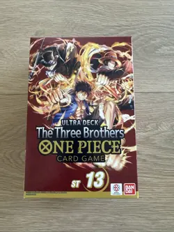 🔥ONE PIECE CARD GAME: The Three Brothers Ultra Deck Box ST-13 (English)🔥NEW. - Image 1