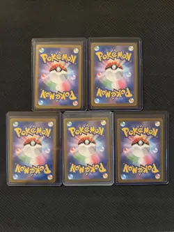 Pokemon Japanese Full Art Card Lot of 5 Different Cards NM Condition - Image 2