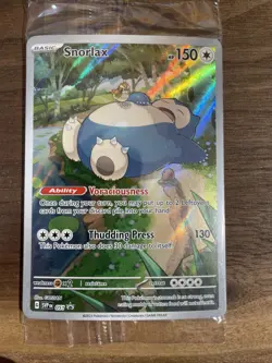 Snorlax Promo SV: Scarlet & Violet Promo Cards 051 NM sealed - Image 1