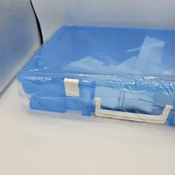 TCG Trading Card Storage Box 2300 Capacity Blue Case Dividers New For Pokemon + - Image 4