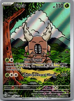 Pinsir 168/167 - SV06: Twilight Masquerade Illustration Rare Pokemon TCG NM - Image 1