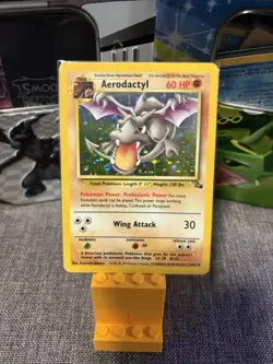Pokemon TCG - Aerodactyl - 1/62 - Holo Unlimited - Fossil Unlimited [Near Mint] - Image 1
